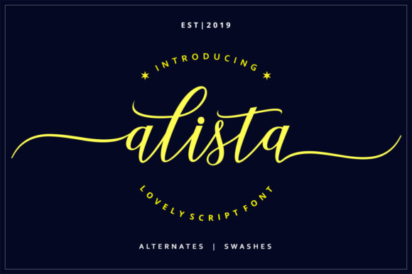 Alista: The Modern Calligraphy Font for Polished Brand Identity