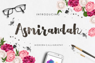 Asmirandah: A Handwritten Calligraphy Font for Elegant Branding