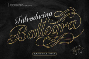 Ballegra: The Futuristic Script Handwritten Font for Standout Branding