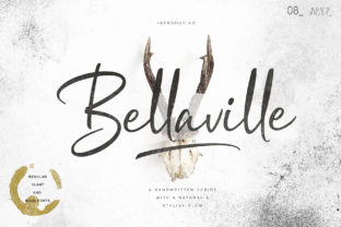 Bellavile: The Handwritten Typeface for Authentic Brand Storytelling