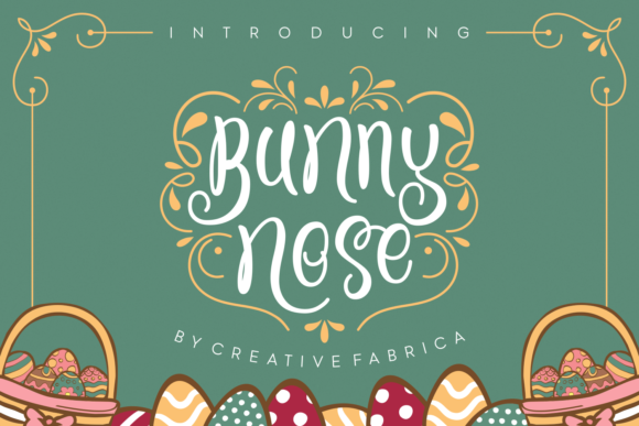 Bunny Nose: A Sweet Handwritten Easter Font for Seasonal Editorial Design