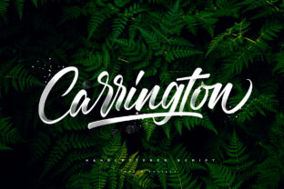Carrington Brush Script Font for Brand Identity