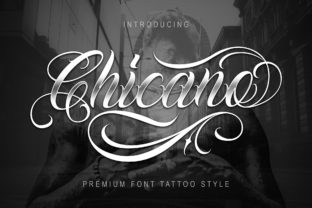 Chicano Typeface: Bold Script Handwritten Font for Crafts
