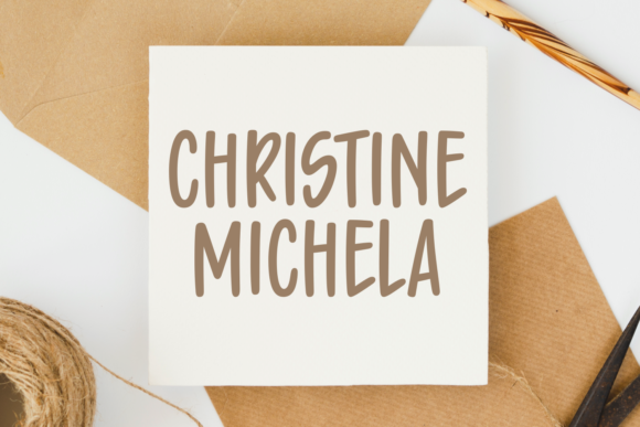 Christine Michela: A Casual Script Handwritten Font for Digital Branding