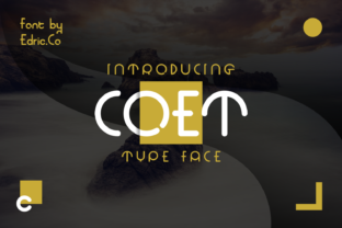 Coet: A Modern Sans Serif Typeface for Editorial Design