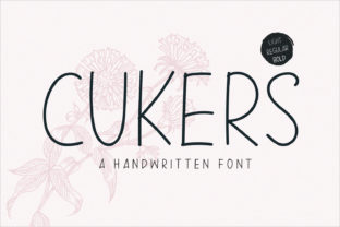 Cukers: A Handwritten Sans Serif Font for Modern Web Design