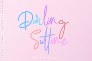 Darling Suttine: The Script Handwritten Font for Classy Brand Campaigns