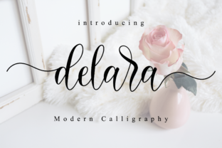 Delara Script Font for Elegant Web Design and Branding