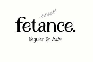 Fetance Typeface Review for Elegant Brand Identity