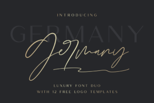 Germany Duo: A Luxurious Script and Serif Typeface for Editorial Design