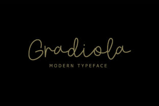 Gradiola: The Handwritten Font for Authentic Brand Identity