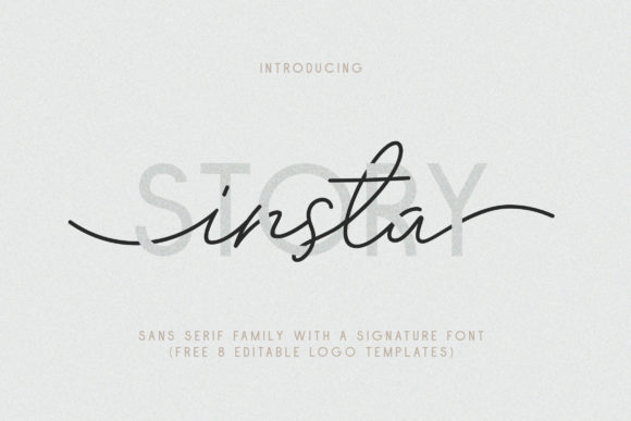 Insta Story Duo: The Sans Serif Font Pair for Polished Brand Identity
