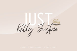Just Kelly Justine Duo: A Premium Script Handwritten Typeface for Editorial Design