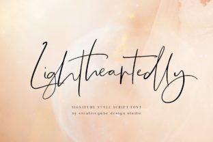 Lightheartedly: The Classy Script Handwritten Font for Editorial Design