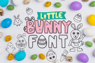 Little Bunny: A Soft Decorative Typeface for Easter-Themed Editorial Design