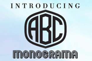 Monograma Typeface Review: A Stunning 3-Letter Font for Branding