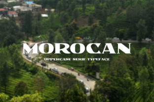 Morocan: A Strong and Elegant Serif Font for Editorial Design