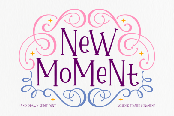 New Moment Typeface: A Whimsical Script for Modern Editorial Design
