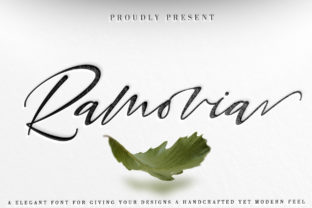 Ramovia: The Elegant Script Handwritten Font for Modern Branding