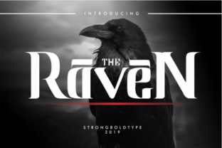 Raven Blackletter Typeface for Bold Digital Headlines