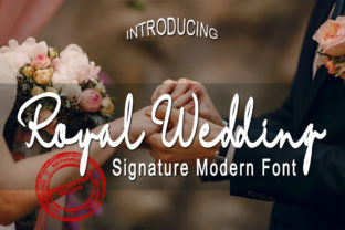 Royal Wedding Typeface: A Modern Script for Elegant Digital Branding