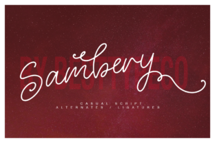 Sambery: A Fresh Handmade Calligraphy Font for Creative Sellers