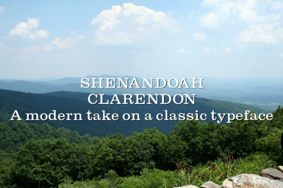 Shenandoah Clarendon Family: A Modern Slab Serif for Brand Identity