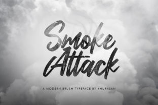 Smoke Attack: A Fresh Handwritten Brush Font for Editorial Design