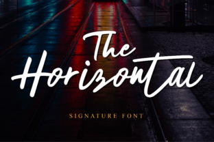 The Horizontal Script Handwritten Font for Crafters and Sellers