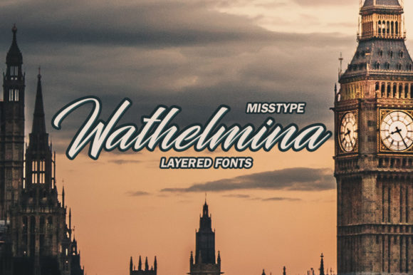 Wathelmina: A Modern Calligraphy Font for Editorial Design