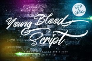 Young Blood: A Grunge Script Font for Bold Campaign Visuals